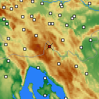 Nearby Forecast Locations - Čabar - Carta