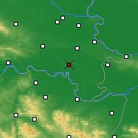 Nearby Forecast Locations - Gradište - Carta