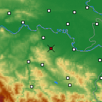 Nearby Forecast Locations - Gradačac - Carta