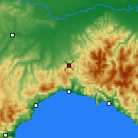 Nearby Forecast Locations - Passo dei Giovi - Carta