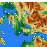 Nearby Forecast Locations - Agrinio - Carta