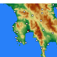 Nearby Forecast Locations - Calamata - Carta