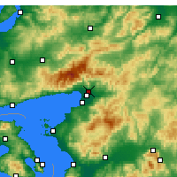 Nearby Forecast Locations - Edremit - Carta