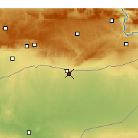 Nearby Forecast Locations - Al-Qamishli - Carta