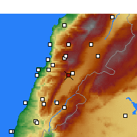 Nearby Forecast Locations - Houche-Al-o. - Carta