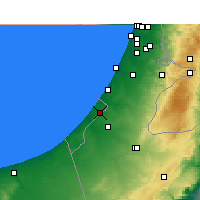 Nearby Forecast Locations - Gaza - Carta