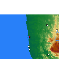 Nearby Forecast Locations - Katunayake - Carta