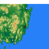 Nearby Forecast Locations - Ulsan - Carta