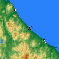 Nearby Forecast Locations - Ōmu - Carta