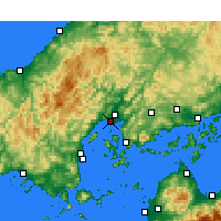 Nearby Forecast Locations - Hiroshima - Carta