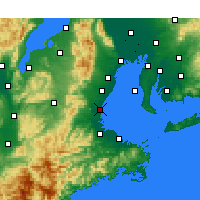 Nearby Forecast Locations - Tsu - Carta