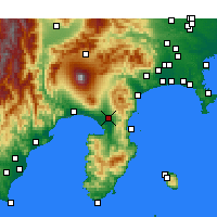 Nearby Forecast Locations - Mishima - Carta
