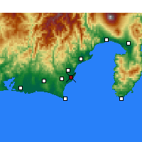 Nearby Forecast Locations - Yaizu - Carta