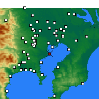 Nearby Forecast Locations - Ōta - Carta