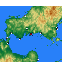 Nearby Forecast Locations - Hōfu - Carta