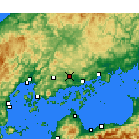 Nearby Forecast Locations - Hiroshima Airport - Carta
