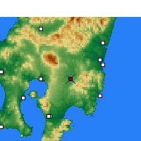 Nearby Forecast Locations - Miyakonojō - Carta