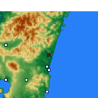 Nearby Forecast Locations - Nyutabaru - Carta