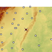 Nearby Forecast Locations - Longquanyi - Carta