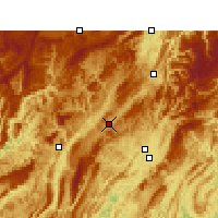 Nearby Forecast Locations - Xianfeng - Carta
