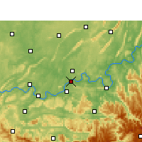 Nearby Forecast Locations - Luzhou - Carta