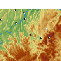 Nearby Forecast Locations - Qijiang - Carta