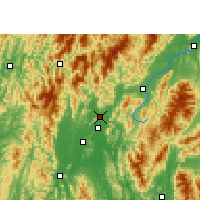 Nearby Forecast Locations - Lingchuan - Carta