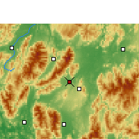 Nearby Forecast Locations - Jiangyong - Carta