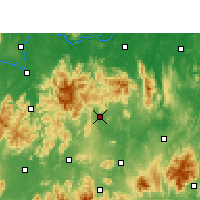 Nearby Forecast Locations - Xintian - Carta