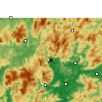 Nearby Forecast Locations - Lechang - Carta