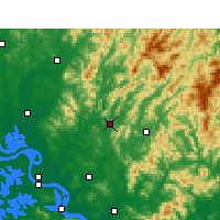 Nearby Forecast Locations - Luotian - Carta