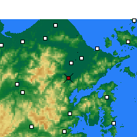 Nearby Forecast Locations - Fenghua - Carta