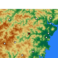 Nearby Forecast Locations - Wencheng - Carta