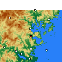 Nearby Forecast Locations - Luoyuan - Carta
