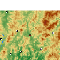 Nearby Forecast Locations - Shanghang - Carta