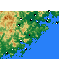Nearby Forecast Locations - Zhangpu - Carta