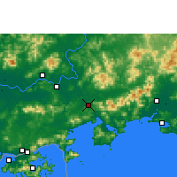 Nearby Forecast Locations - Huidong/GUD - Carta