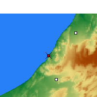 Nearby Forecast Locations - Sidi Ifni - Carta