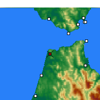 Nearby Forecast Locations - Tangeri - Carta