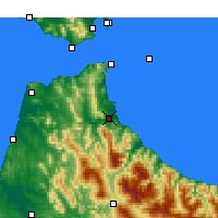 Nearby Forecast Locations - Tétouan - Carta