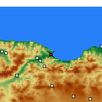 Nearby Forecast Locations - Béjaïa - Carta