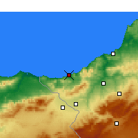 Nearby Forecast Locations - Ghazaouet - Carta