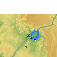 Nearby Forecast Locations - Brazzaville - Carta