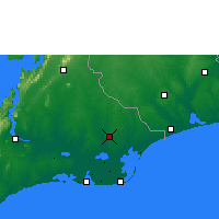 Nearby Forecast Locations - Akatsi - Carta