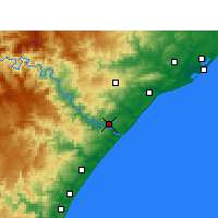 Nearby Forecast Locations - Mandeni - Carta