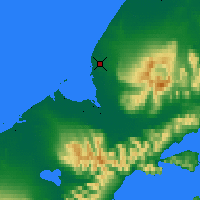 Nearby Forecast Locations - Port Heiden - Carta