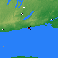 Nearby Forecast Locations - Cobourg - Carta