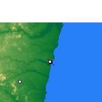 Nearby Forecast Locations - Porto Seguro - Carta