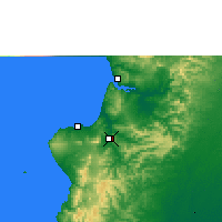 Nearby Forecast Locations - Portoviejo - Carta