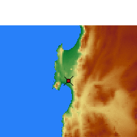 Nearby Forecast Locations - Antofagasta - Carta